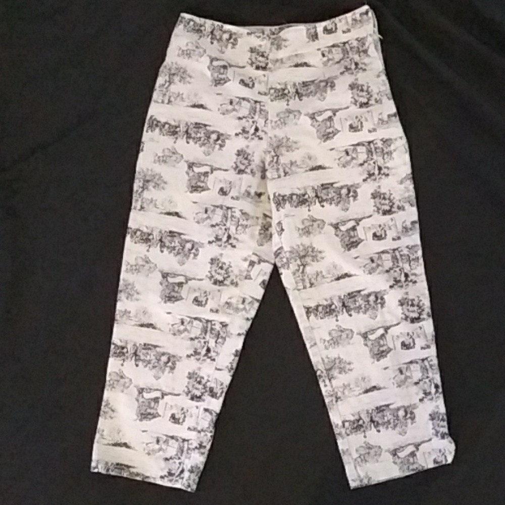 Im selling a pair of  printed sz 4 petite Capris